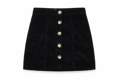 Womens UK Size 6 Denim & Co. Black A-Line Skirt