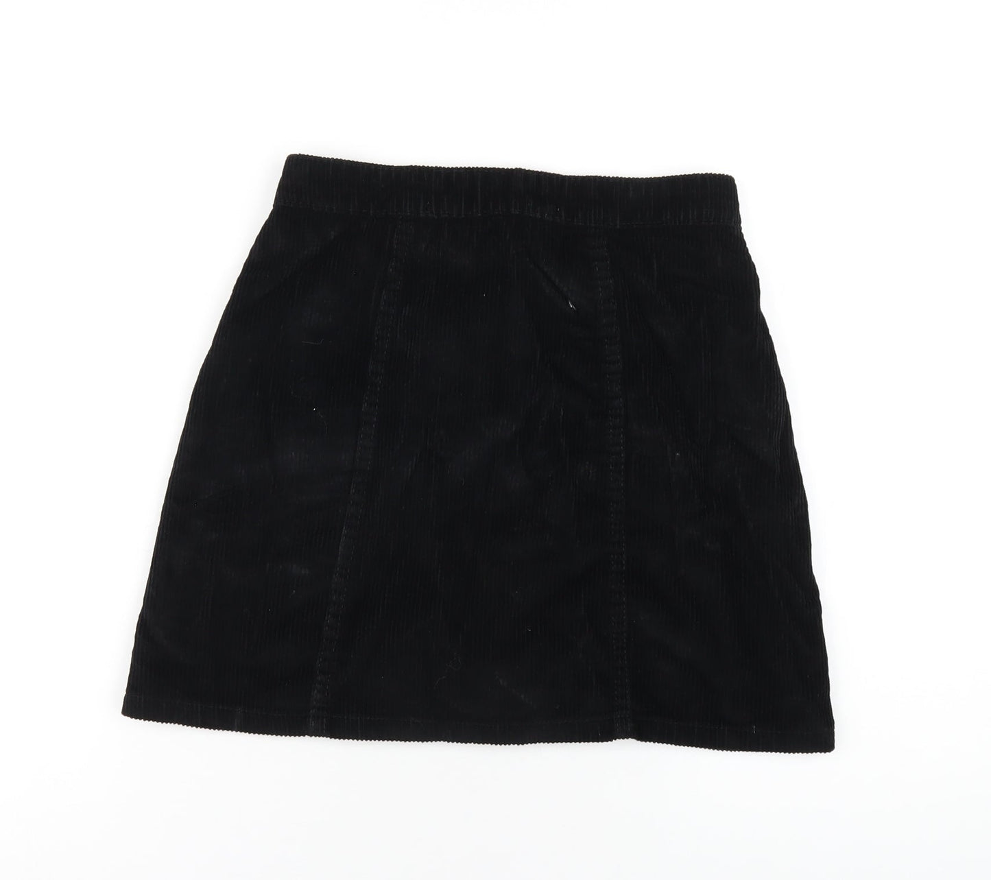 Womens UK Size 6 Denim & Co. Black A-Line Skirt