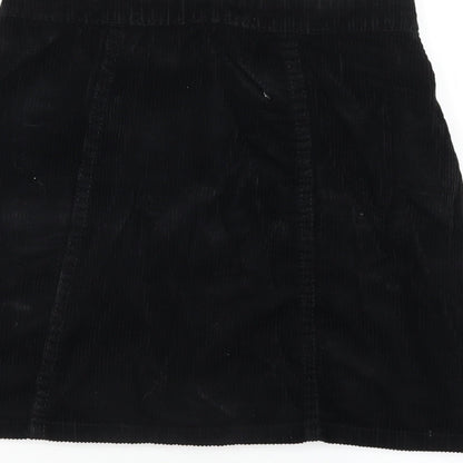 Womens UK Size 6 Denim & Co. Black A-Line Skirt