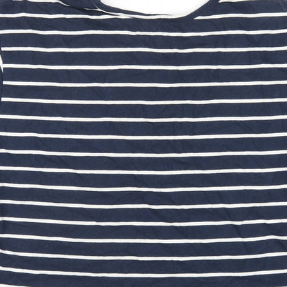 Womens UK Size 12 Miso Blue Basic T-Shirt