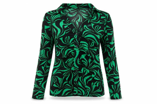 Womens UK Size 8 New Look Green Basic Button-Up