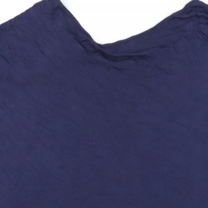 Womens UK Size 20 Red Herring Blue Basic T-Shirt