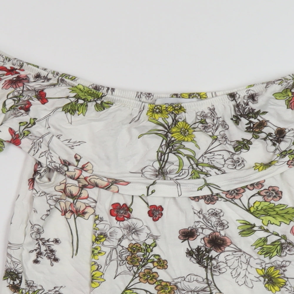Womens UK Size 10 NEXT White Basic Blouse