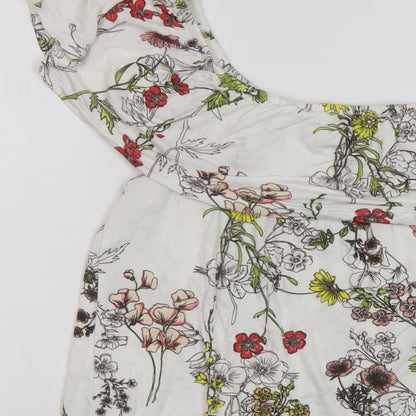 Womens UK Size 10 NEXT White Basic Blouse