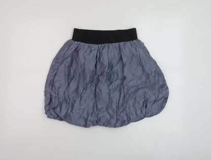 H&M Womens Blue Lyocell A-Line Skirt Size 6
