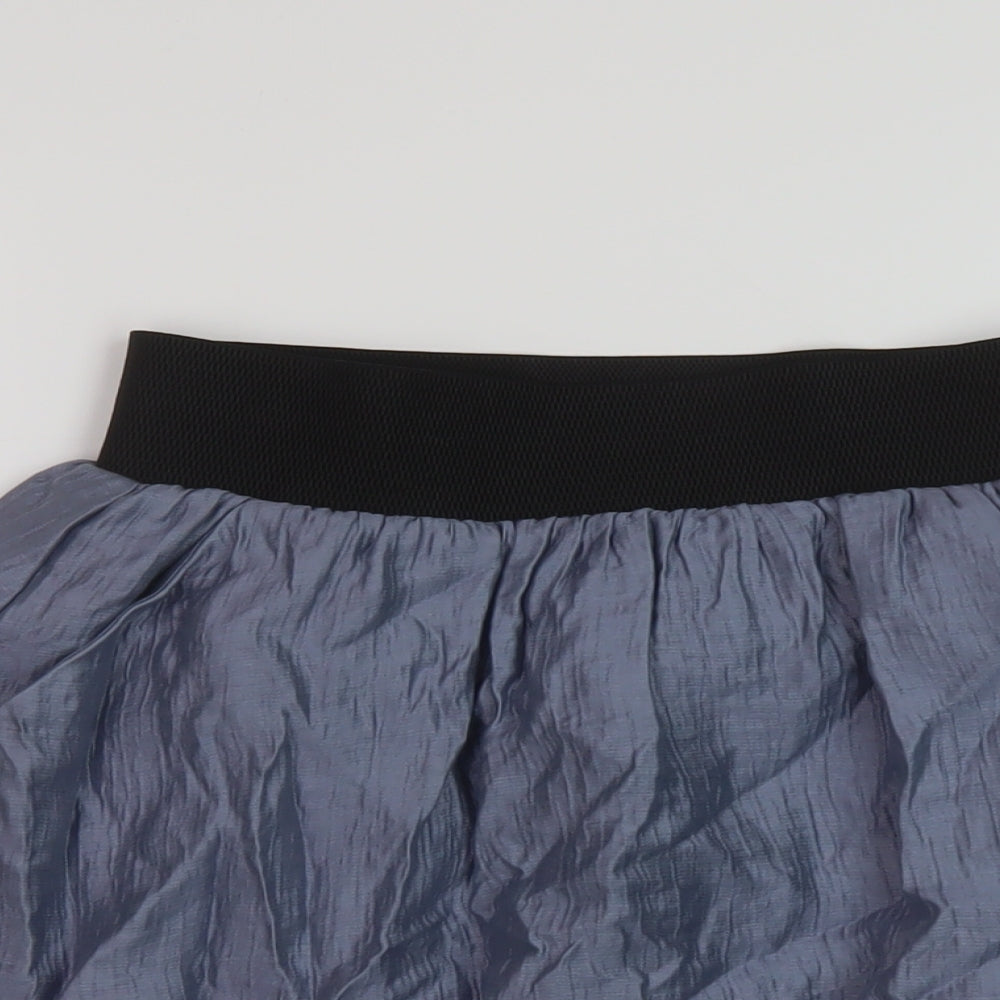 H&M Womens Blue Lyocell A-Line Skirt Size 6