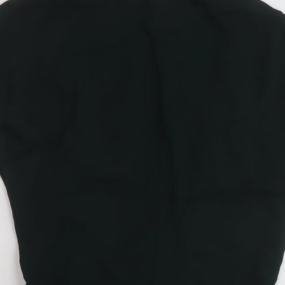 Womens UK Size S Zara Green Basic Blouse