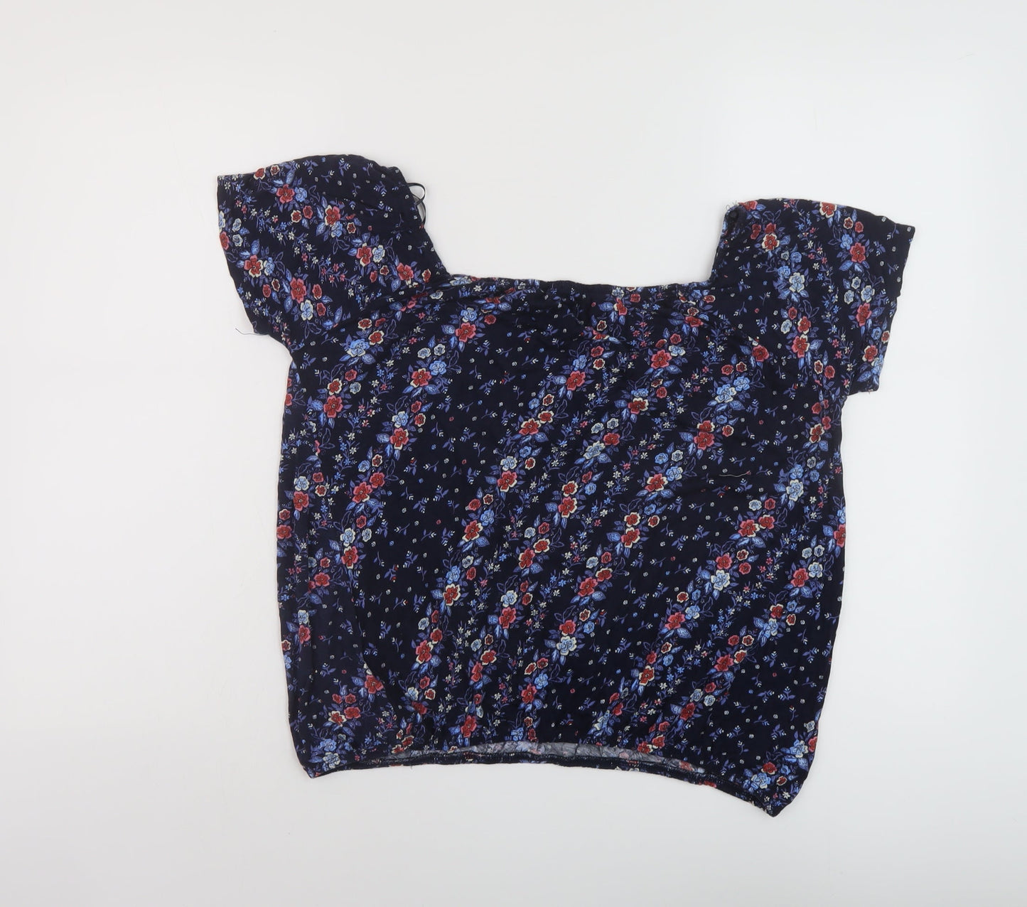 Womens UK Size 10 Principles Blue Basic Blouse