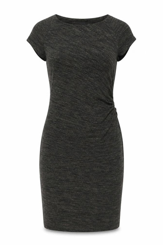 Autograph Womens Green Viscose Bodycon Size 8 Round Neck Pullover