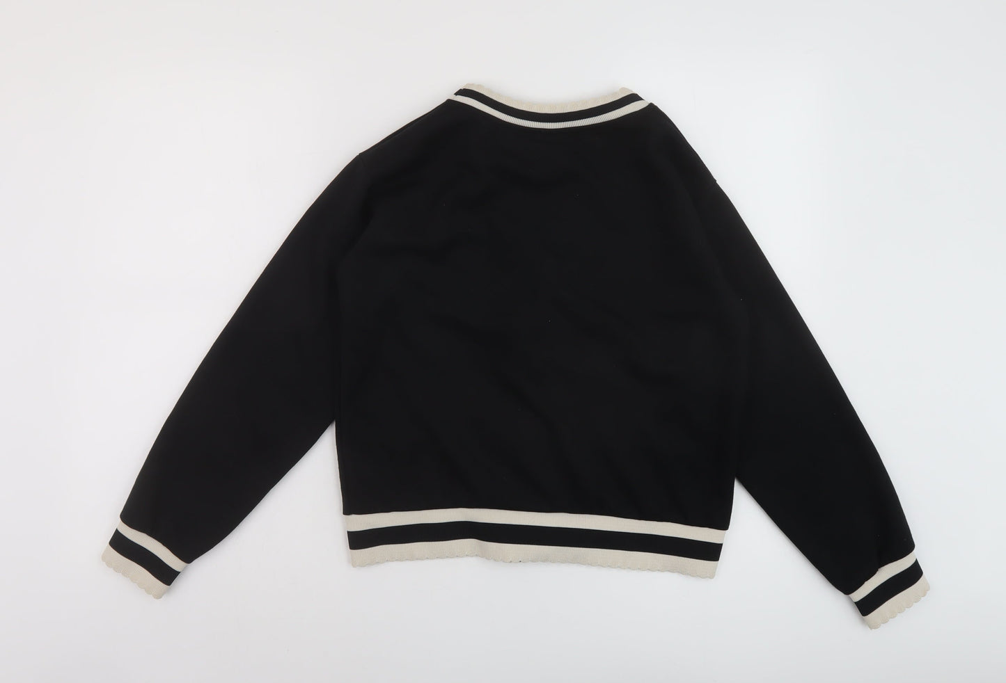 Womens UK Size XS River Island Black Bomber Jacket