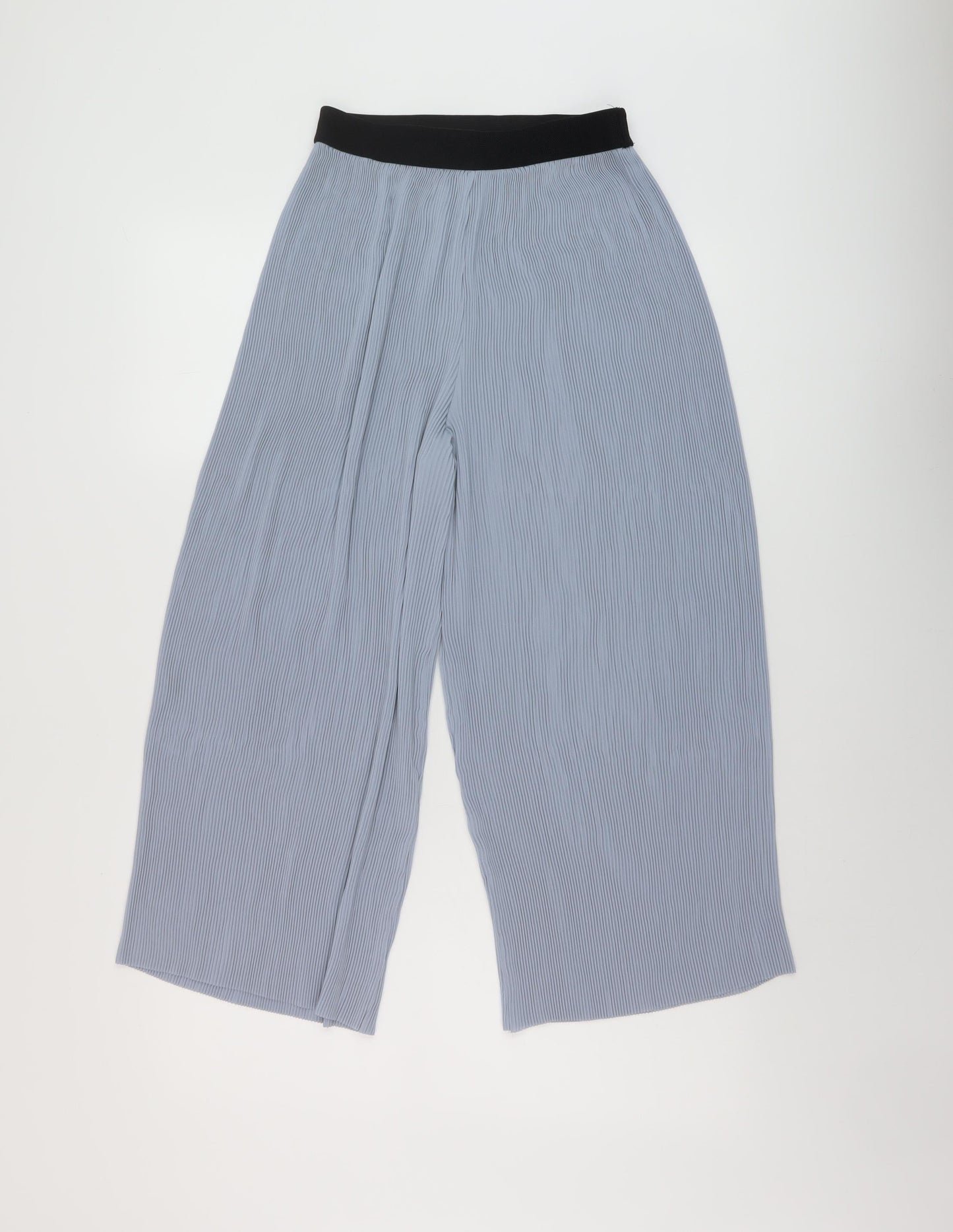 Womens UK Size XS Zara Regular Fit  Blue Trousers