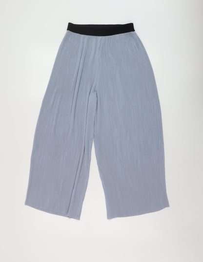 Womens UK Size XS Zara Regular Fit  Blue Trousers