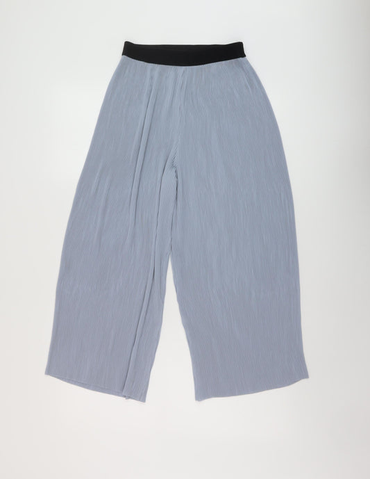 Womens UK Size XS Zara Regular Fit  Blue Trousers