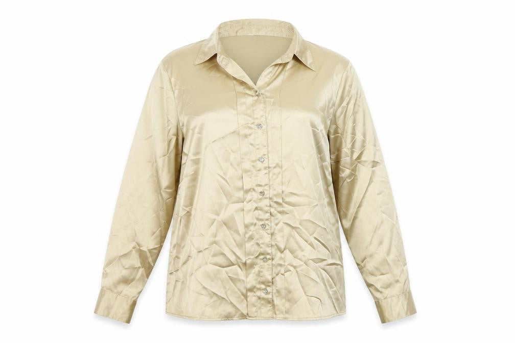 Womens UK Size 20 Marks and Spencer Beige Basic Button-Up