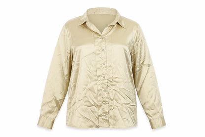 Womens UK Size 20 Marks and Spencer Beige Basic Button-Up