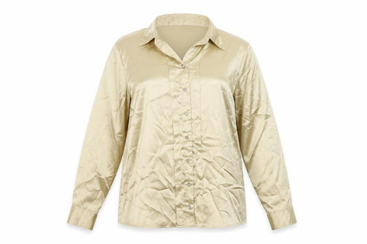 Womens UK Size 20 Marks and Spencer Beige Basic Button-Up