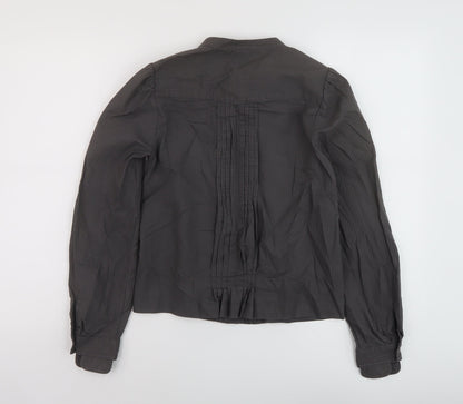 Womens UK Size 6 Gap Grey Basic Blouse