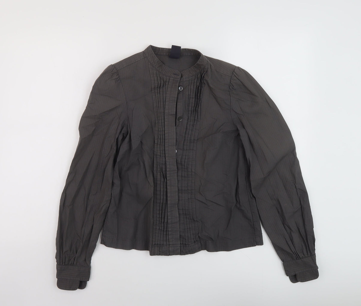 Womens UK Size 6 Gap Grey Basic Blouse