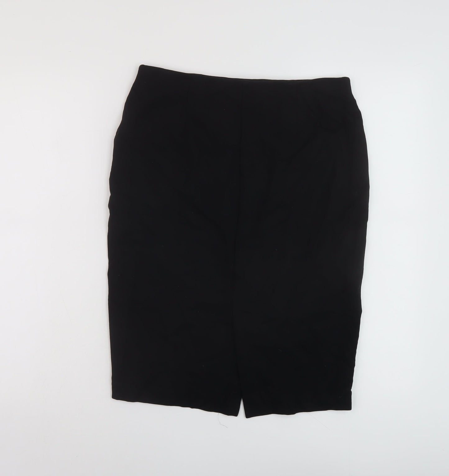 Marks and Spencer Womens Black Polyester Bandage Skirt Size 10