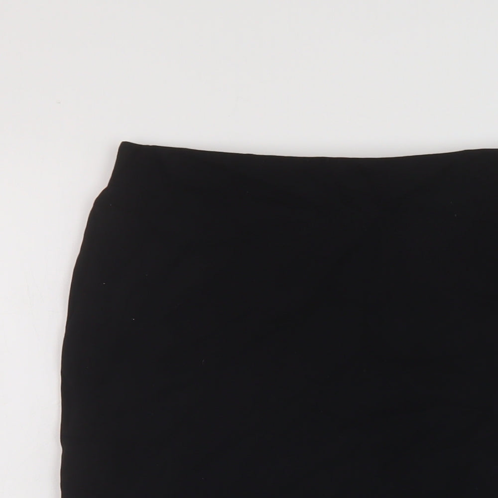 Marks and Spencer Womens Black Polyester Bandage Skirt Size 10