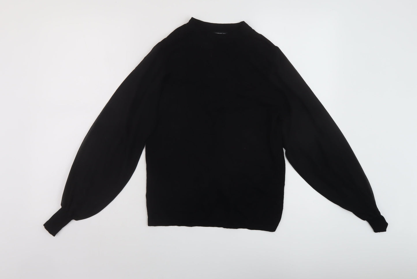 Womens UK Size 6 Warehouse Black Pullover Jumper