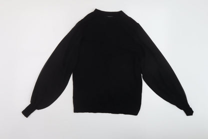 Womens UK Size 6 Warehouse Black Pullover Jumper