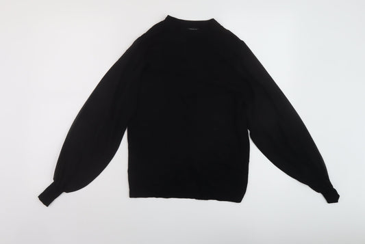 Womens UK Size 6 Warehouse Black Pullover Jumper