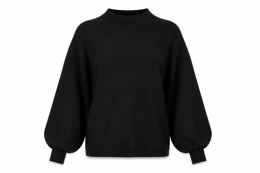 Womens UK Size 6 Warehouse Black Pullover Jumper