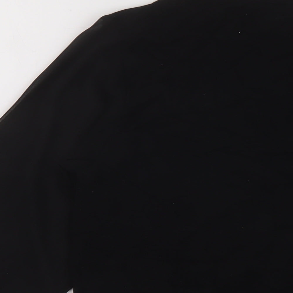 Womens UK Size 6 Warehouse Black Pullover Jumper