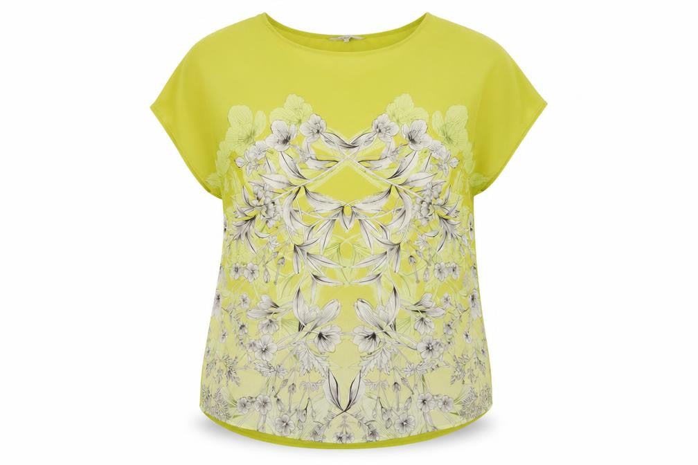 Womens UK Size 14 NEXT Green Basic T-Shirt