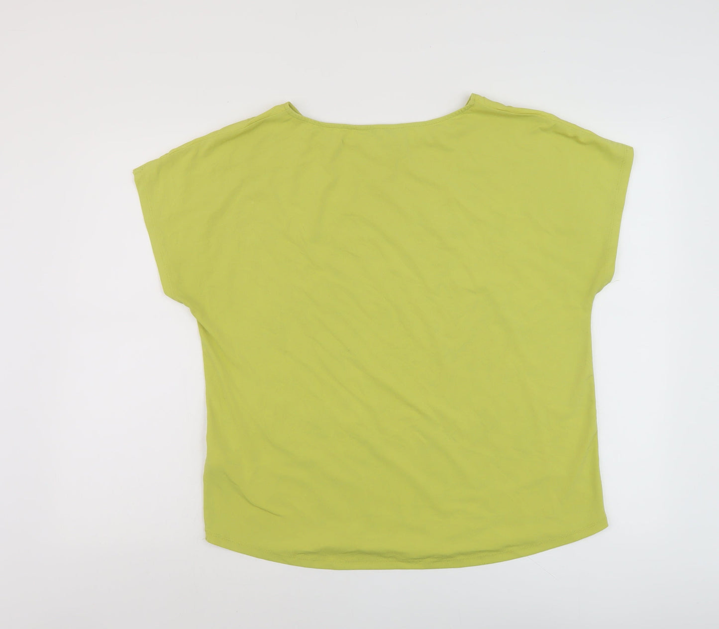 Womens UK Size 14 NEXT Green Basic T-Shirt