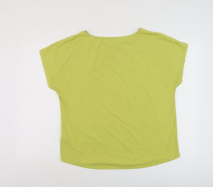 Womens UK Size 14 NEXT Green Basic T-Shirt