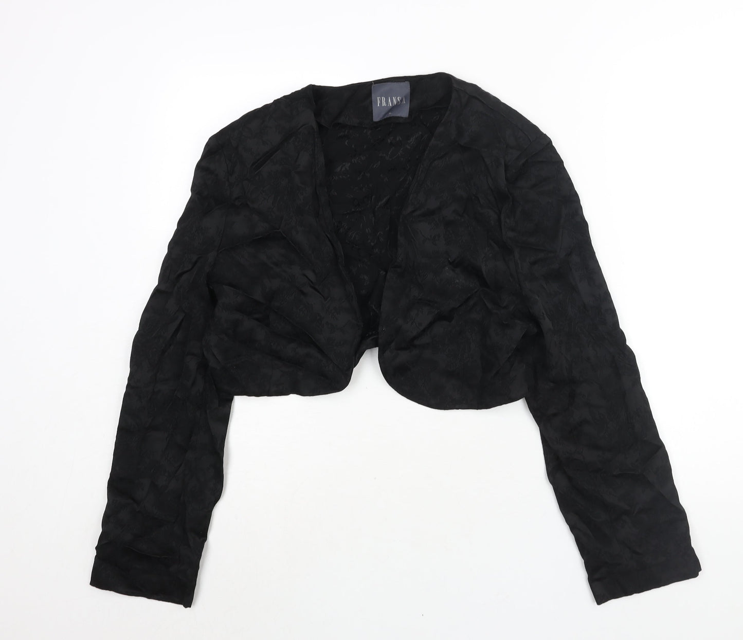 Womens UK Size XL Fransa Black Jacket