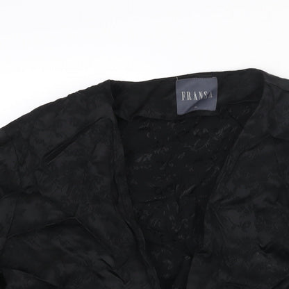 Womens UK Size XL Fransa Black Jacket