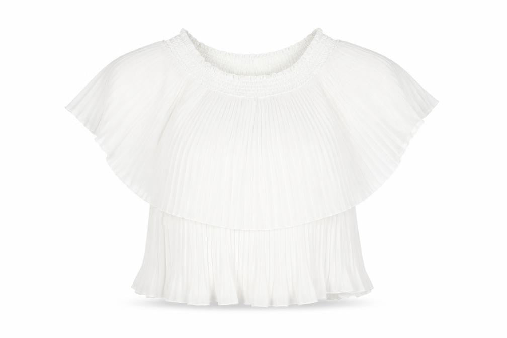 Womens UK Size M Zara White Basic Blouse