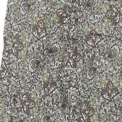 Womens UK Size M Zara Regular Fit Harem Multicoloured Trousers