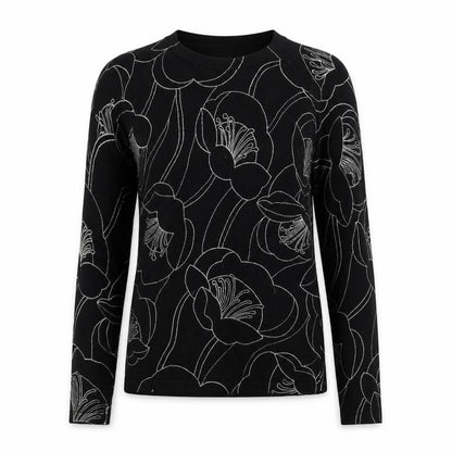 Womens UK Size 8 NEXT Black Pullover Jumper