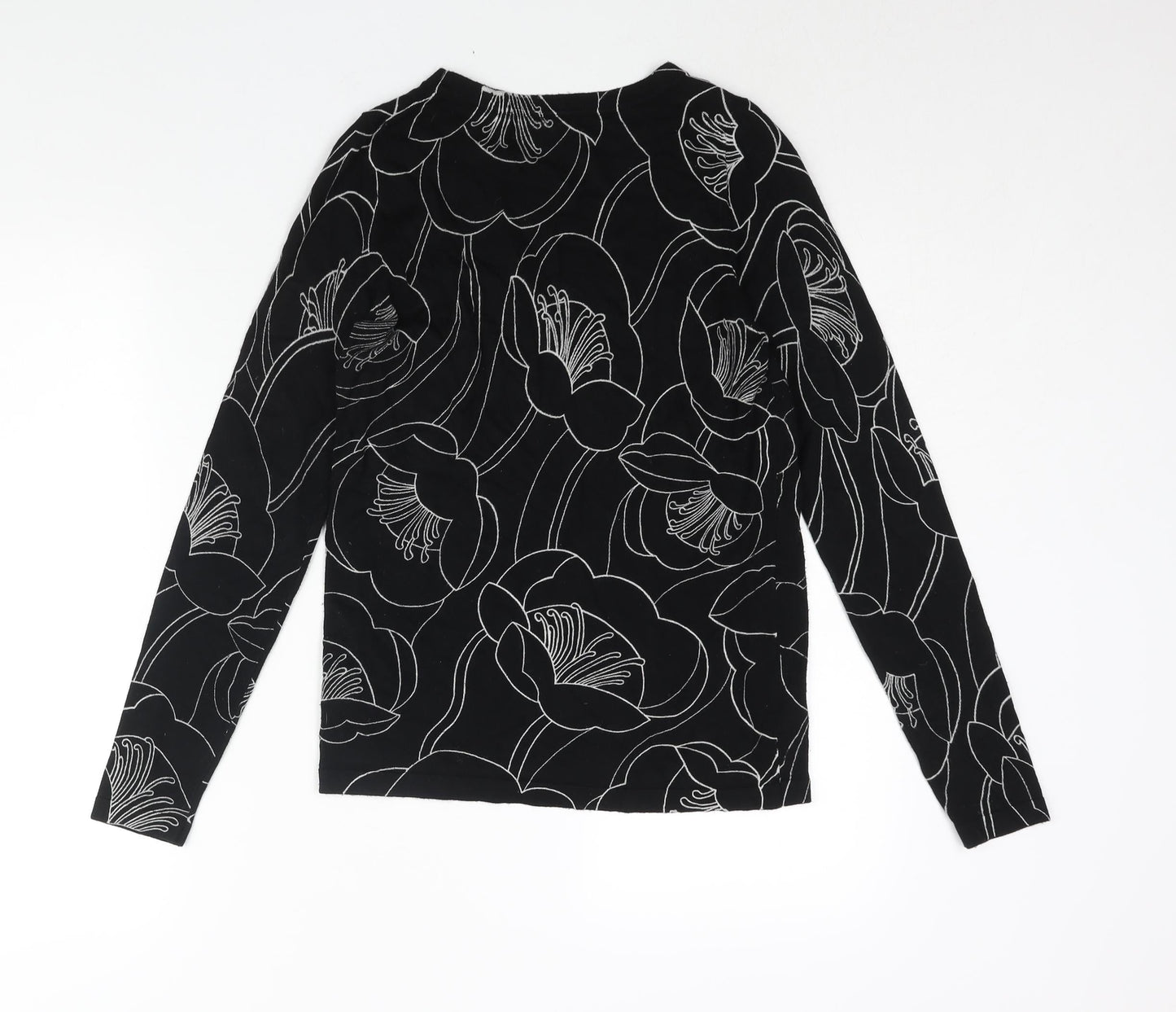 Womens UK Size 8 NEXT Black Pullover Jumper
