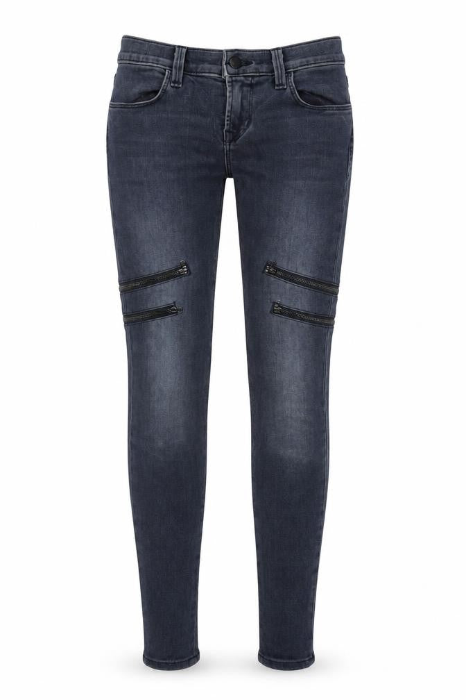 Womens UK Size 24 in J Brand Regular Fit Skinny Grey Jeans