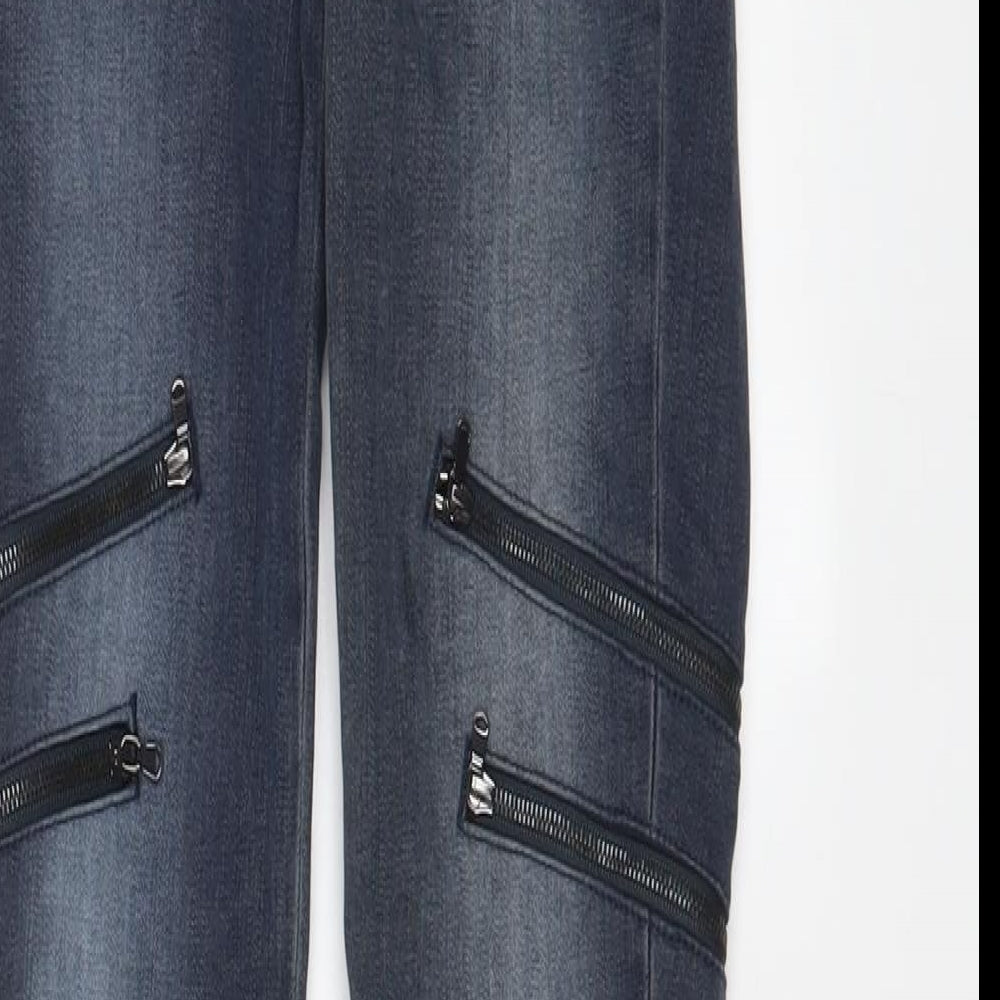 Womens UK Size 24 in J Brand Regular Fit Skinny Grey Jeans