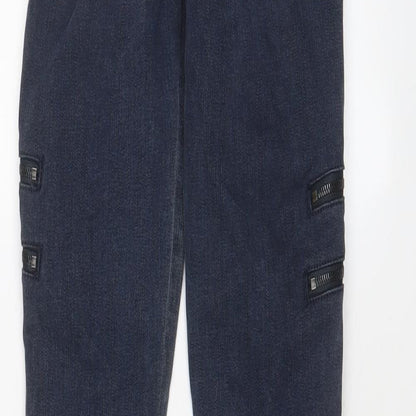 Womens UK Size 24 in J Brand Regular Fit Skinny Grey Jeans