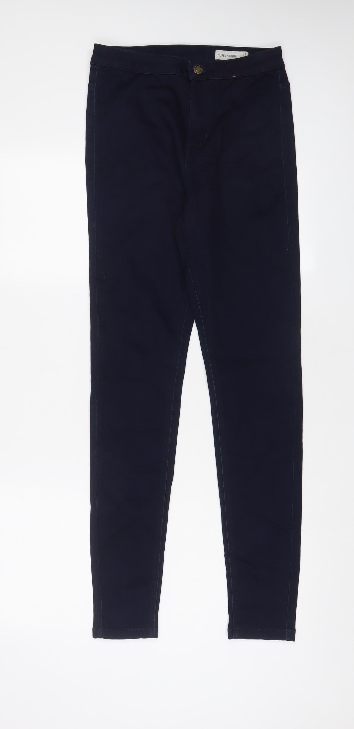 Womens UK Size 10 Marks and Spencer Regular Fit Skinny Blue Jeans