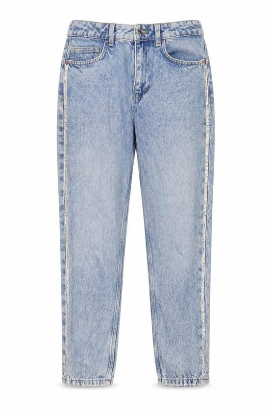 Womens UK Size 8 NEXT Regular Fit Mom Blue Jeans