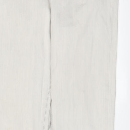 Womens UK Size 14 Marks and Spencer Regular Fit Skinny Grey Jeans
