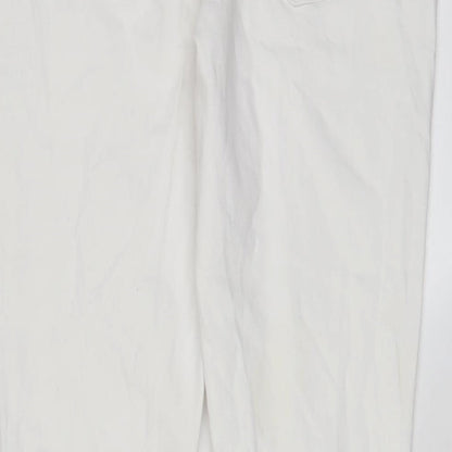Only Womens White Cotton Skinny Jeans Size 30 in L32 in Regular Zip