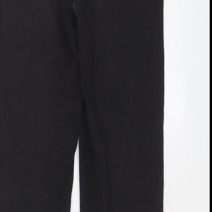 Denim & Co. Womens Grey Cotton Skinny Jeans Size 6 L27 in Regular Zip