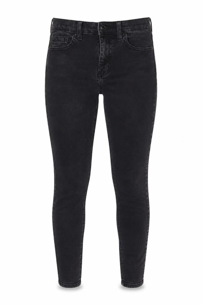Womens UK Size 25 in Topshop Regular Fit Skinny Black Jeans