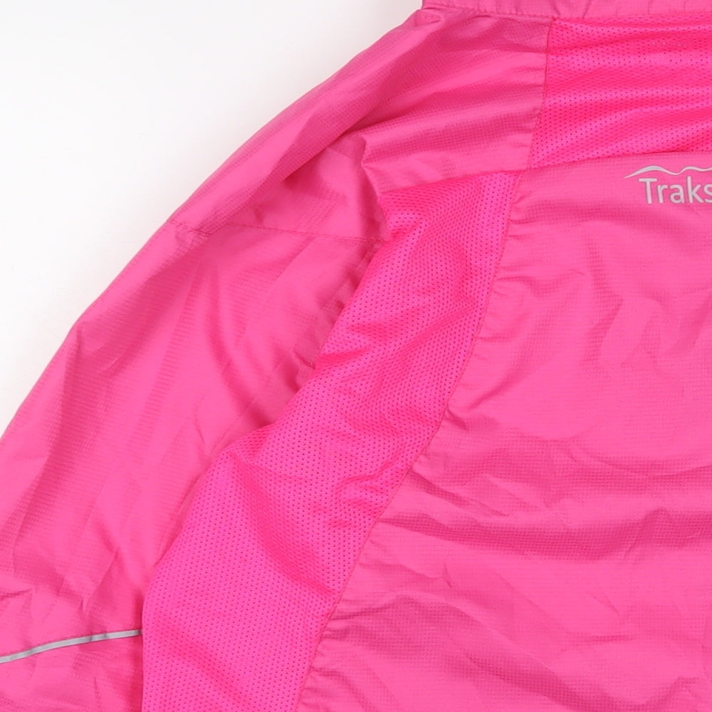 Beverly Hills Womens Pink Jacket Size 10 Zip - Breathable