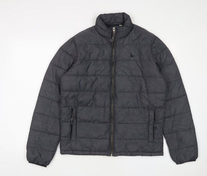 Mens UK Size S Jack Wills Green Puffer Jacket