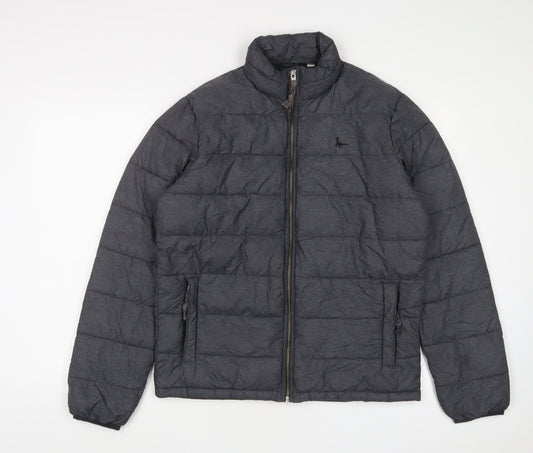 Mens UK Size S Jack Wills Green Puffer Jacket